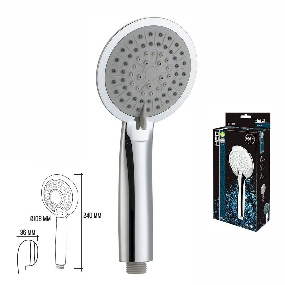 Chuveiro De Mão C/ 3 Funções De Jato Cromado