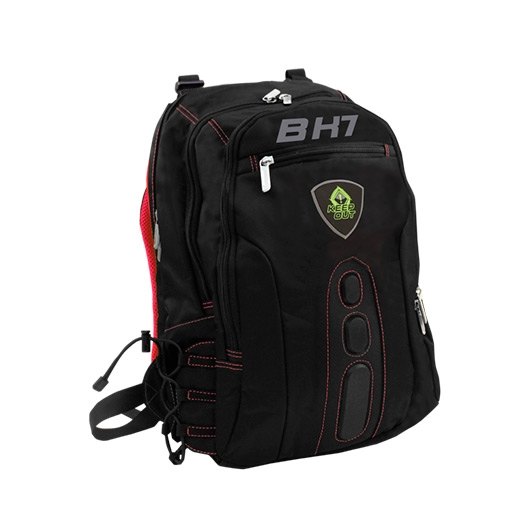Mochila Gaming  BK7R 15,6 Preto Vermelho