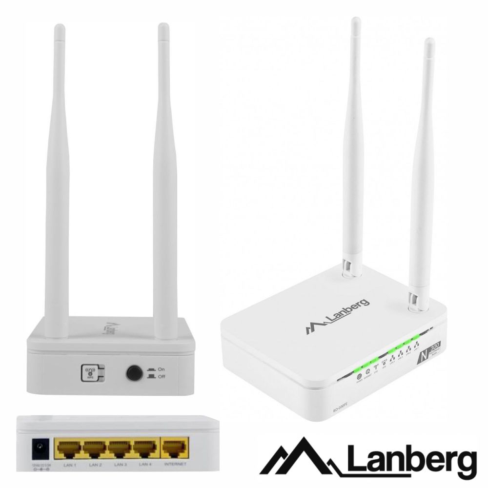 Router Wifi 2 Ant. 802.11b/G/N 300MBPS 4 Port WPS 