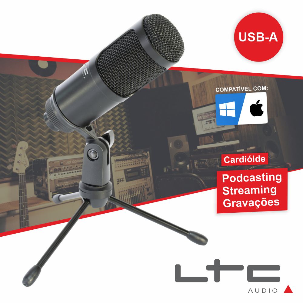 Microfone Condensador De Estúdio  tiktok e youtube