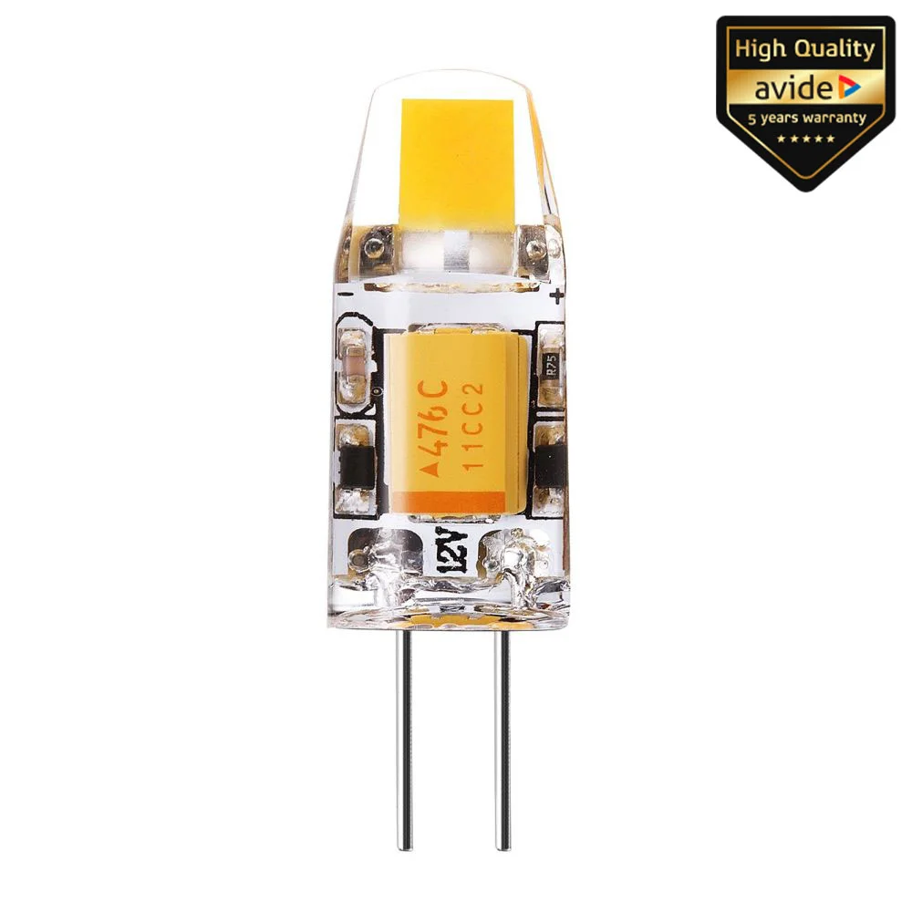 Lâmpada LED G4 1.2W 12V 4000k 100lm AVIDE