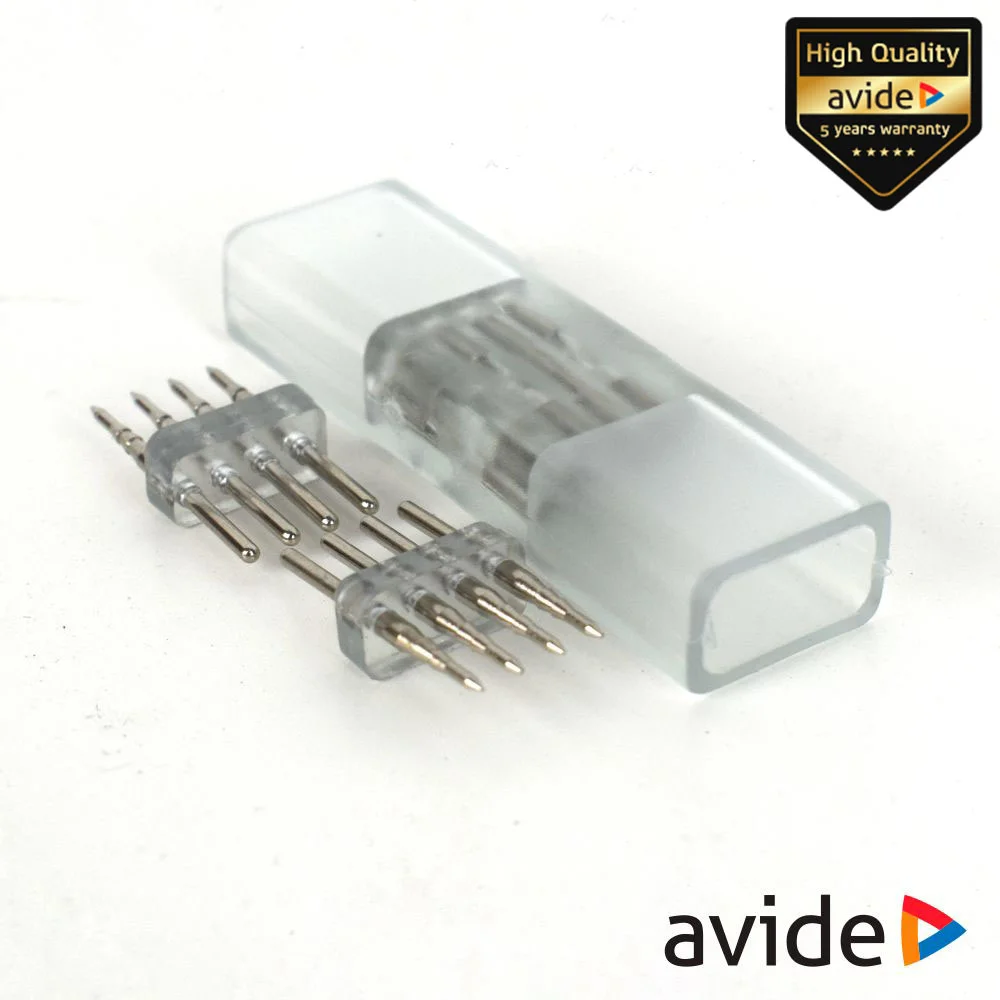 União Borracha P/ Fita LEDS 4p RGB IP65 AVIDE