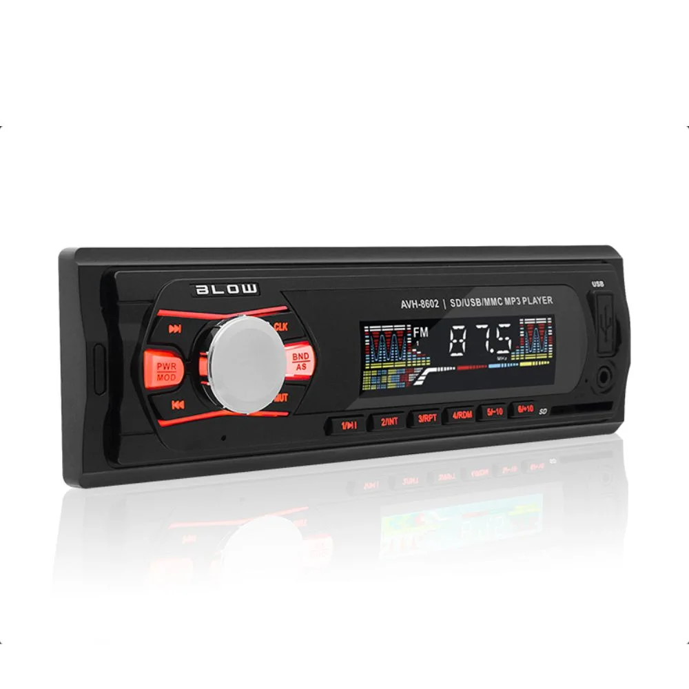 Auto-Rádio FM Mp3 45Wx4 C/ MMC/SD/USB/AUX