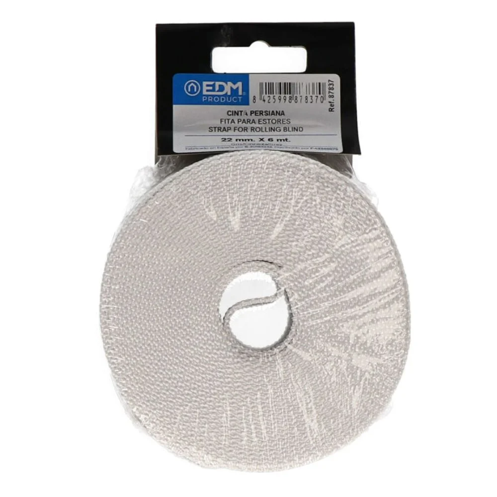 Fita P/ Estores Cinza 6mx22mm