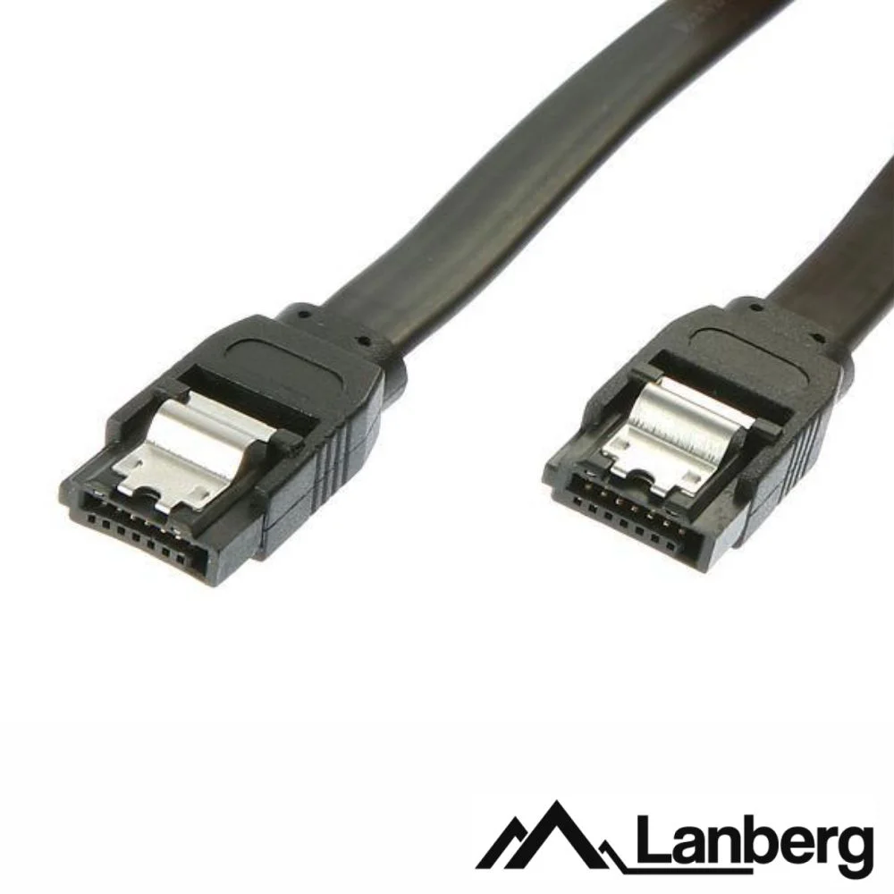 Cabo Dados SATA III C/ Bloqueio 0.5m LANBERG