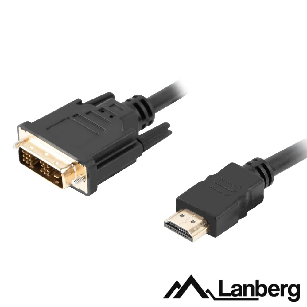 Cabo HDMI Macho / DVI-D Single Link Macho 1.8m LANBERG