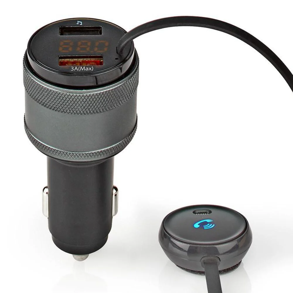 Transmissor FM Bluetooth V5.0 USB F. Isqueiro