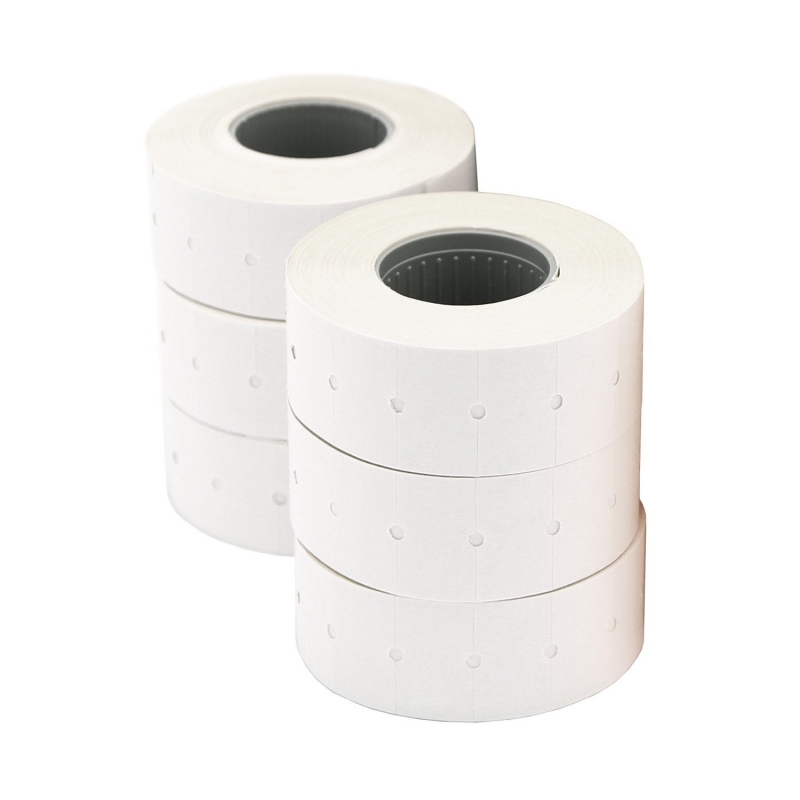 Etiquetas Adesivas em Rolo  26 x 16mm Pack de 6 Rolos