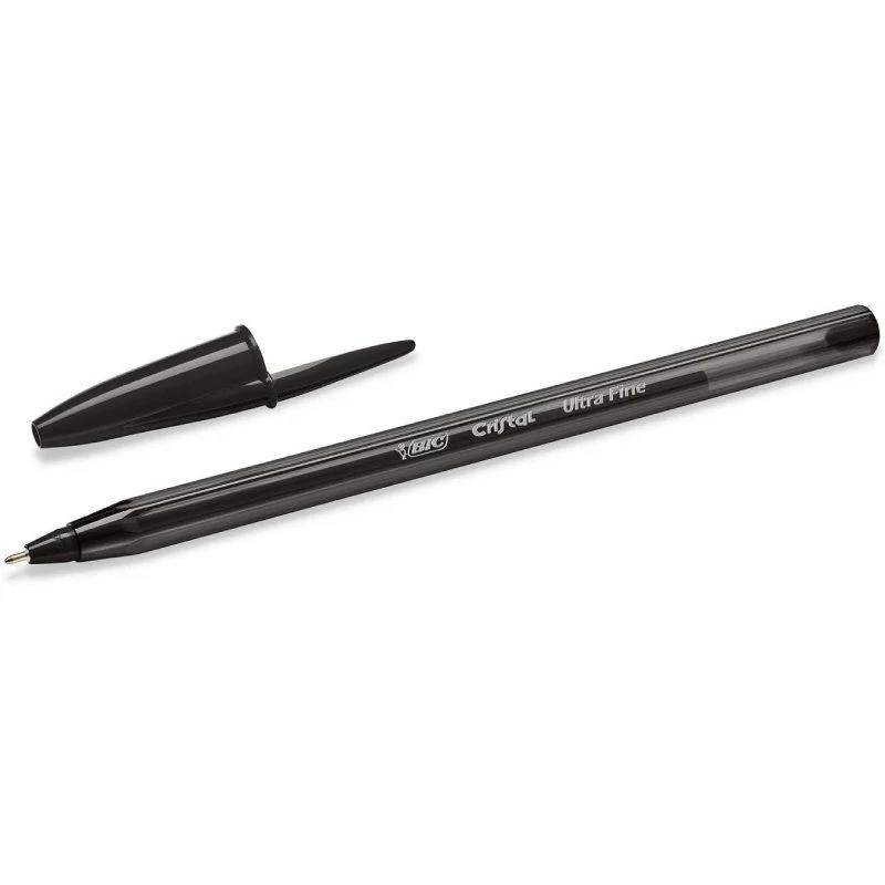 Caneta De Tinta De Óleo Bic Cristal Exact Ultrafine Preto