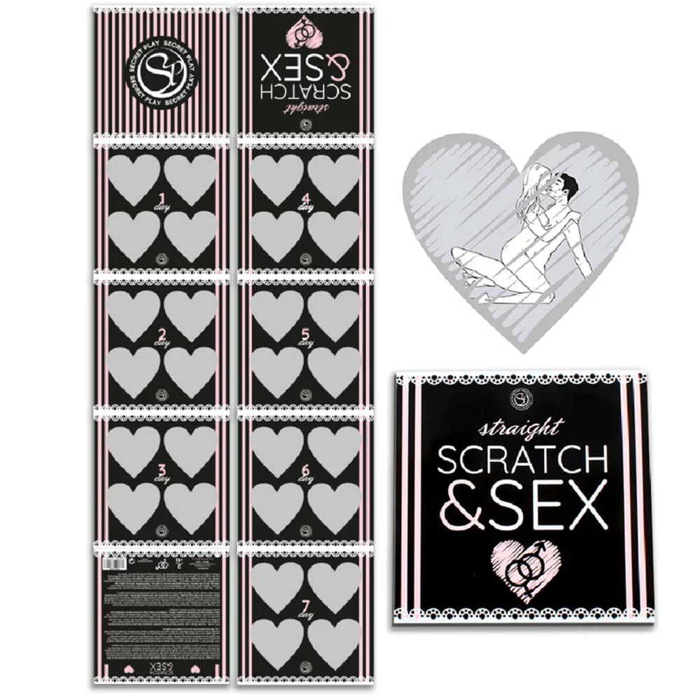 Jogo Raspadinhas Secretplay Scratch e Sex Hetero ES/EN/FR/PT