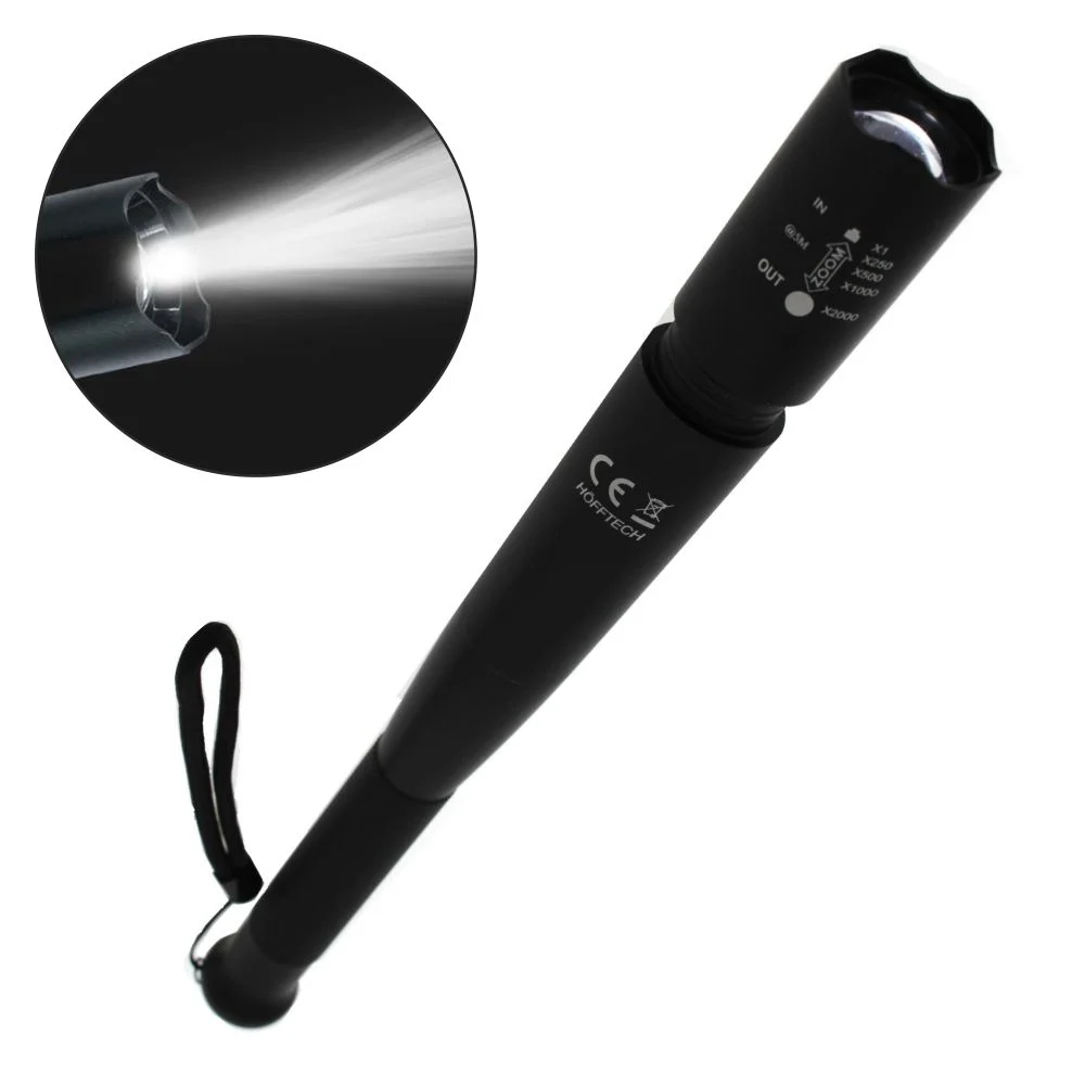 Lanterna C/ 1 LED XPG 3W Slim ZOOM 2000x IP44