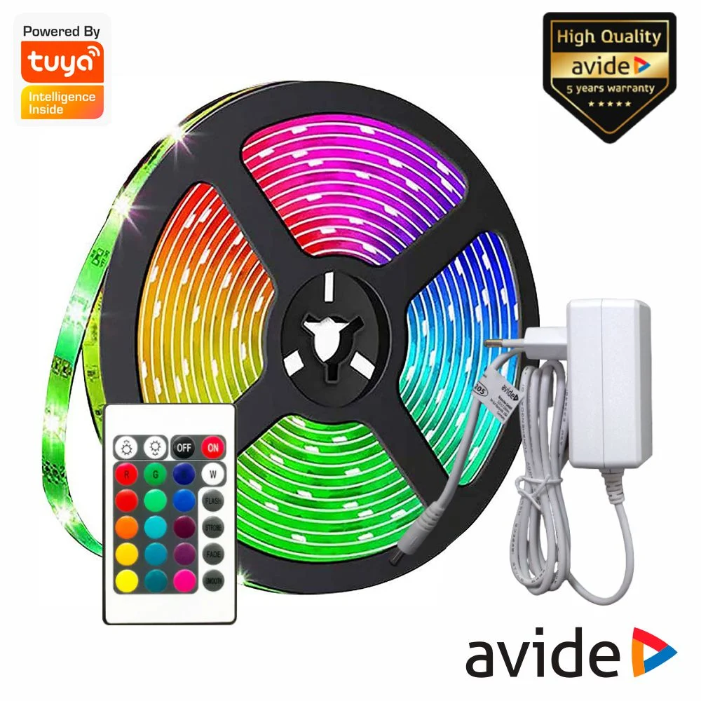 Fita 90 LEDS 5050 RGB 12V 3m IP20 C/ Control AVIDE