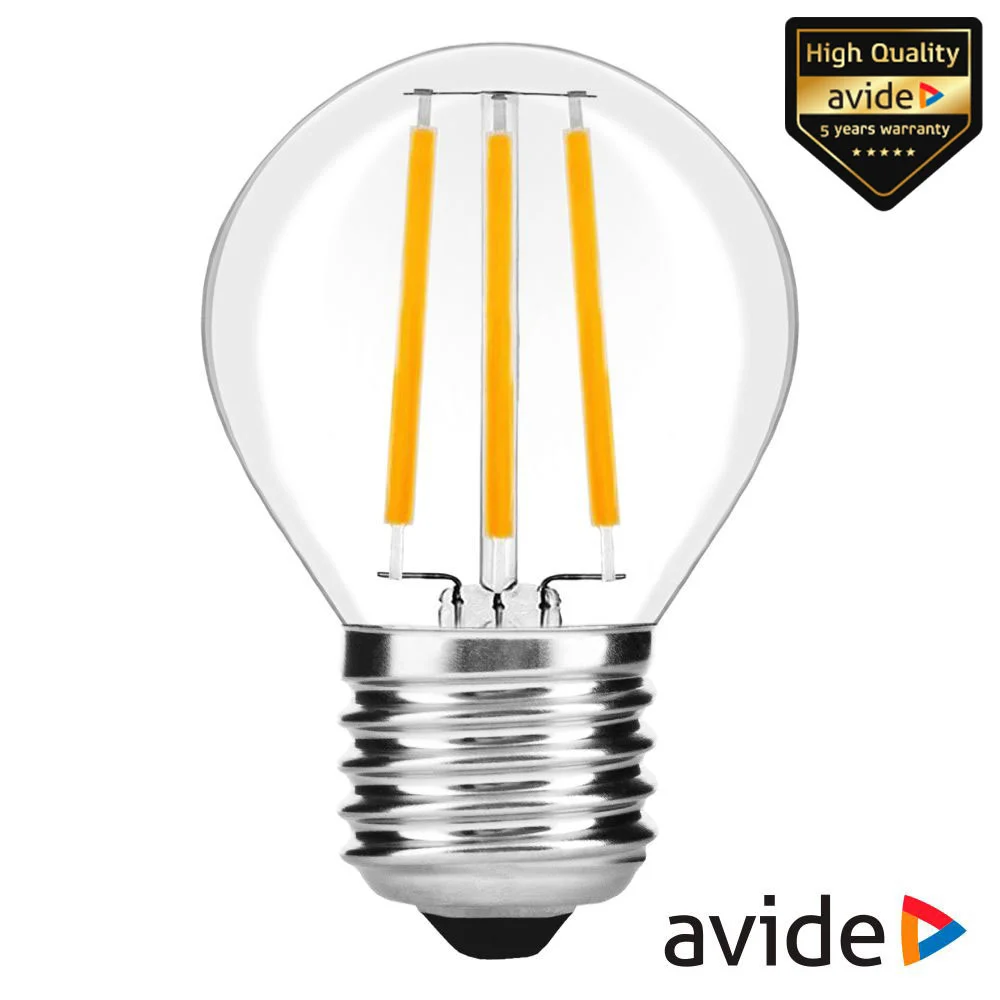 Lâmpada LED E27 Globo Filamento 7W 230V 4000K 810lm AVIDE