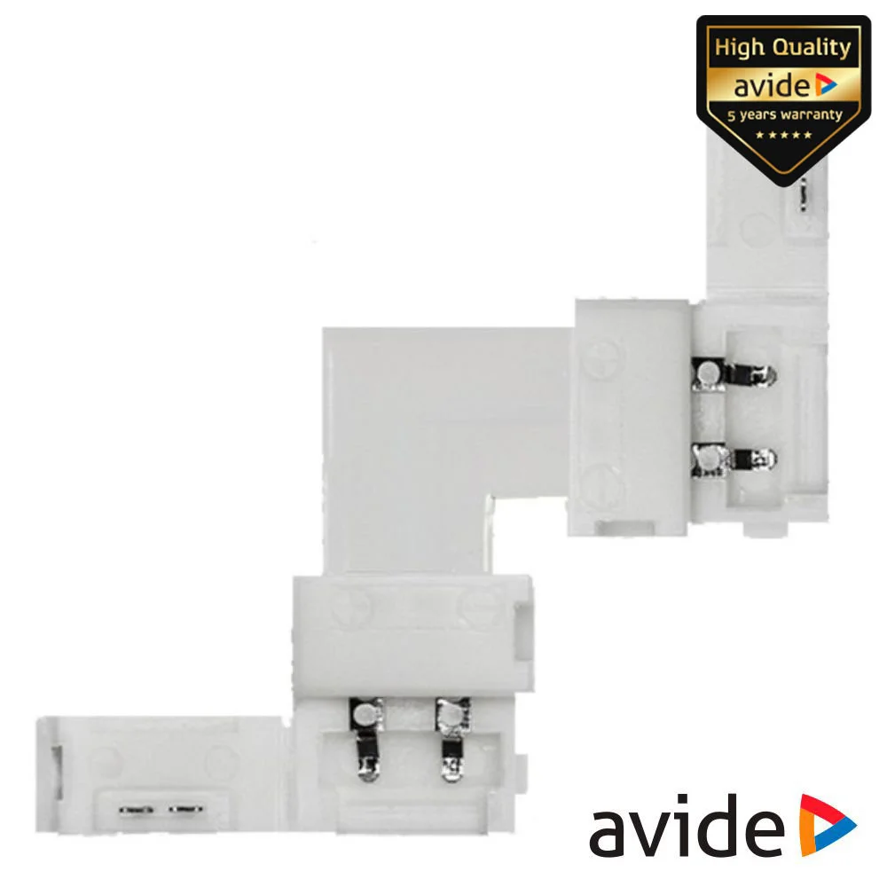 União P/ Fita LEDS Monocor IP20 90º AVIDE