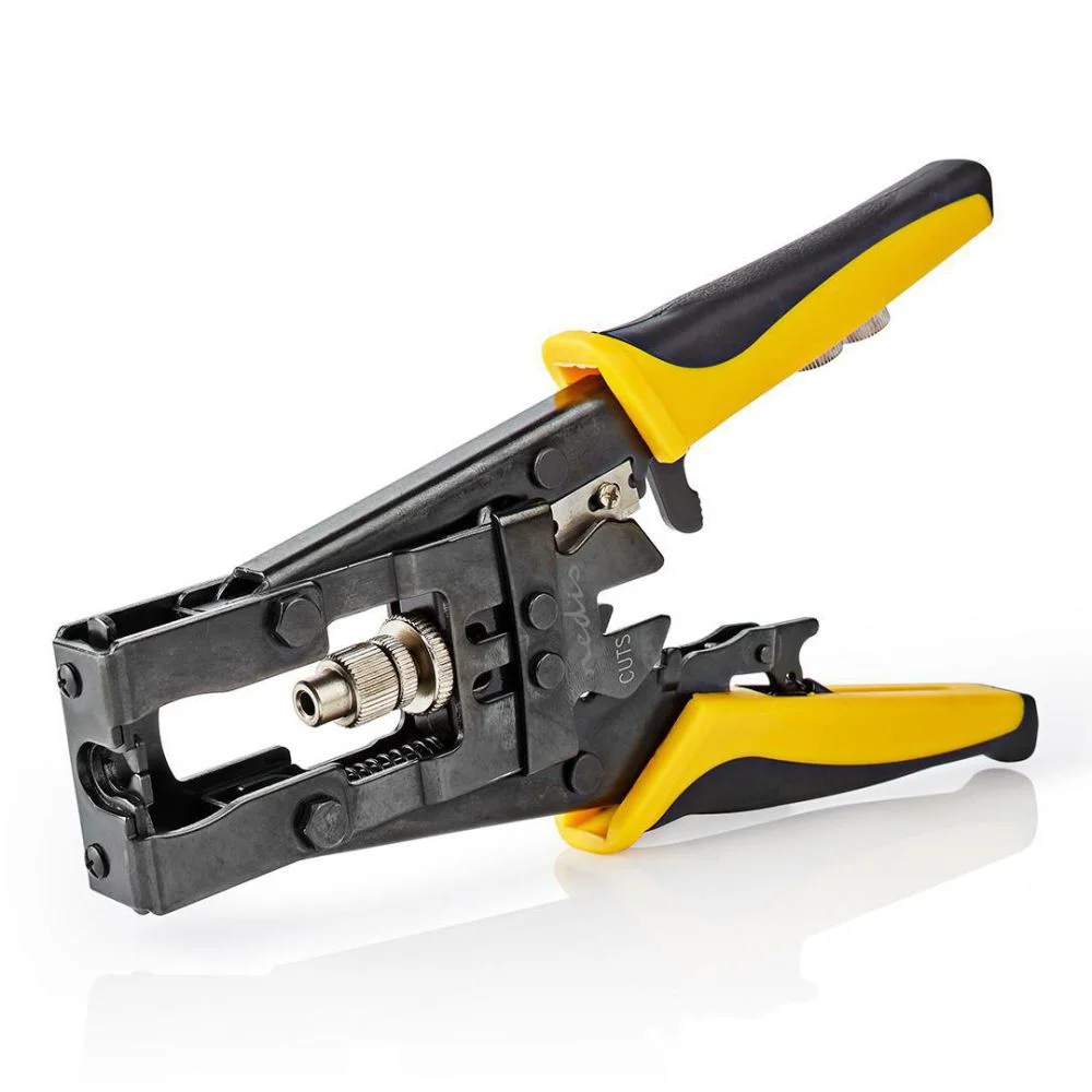 Alicate de Cravar Fichas BNC/RCA/Compressão "F"