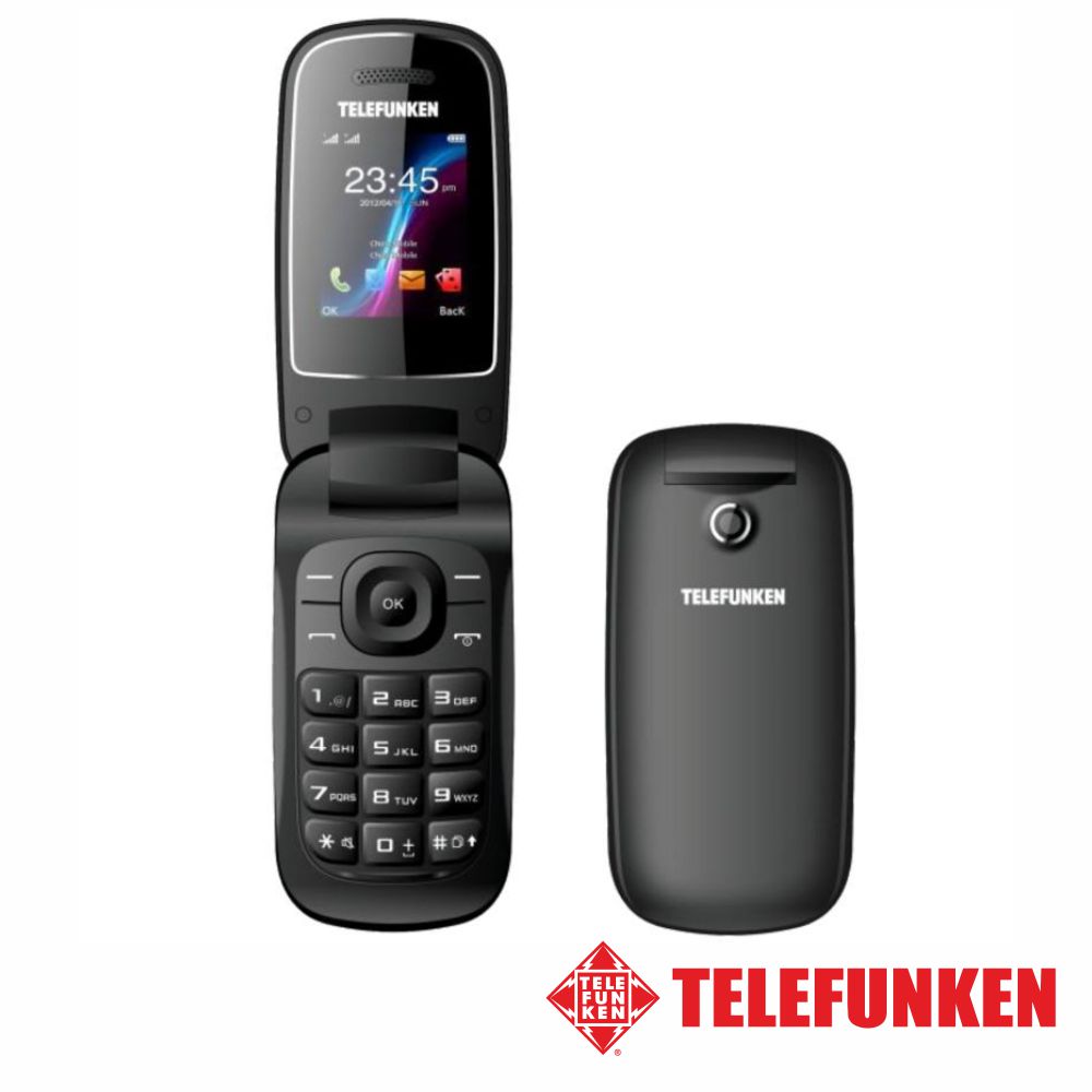 Telemóvel 1.8 FM Dual SIM Preto 