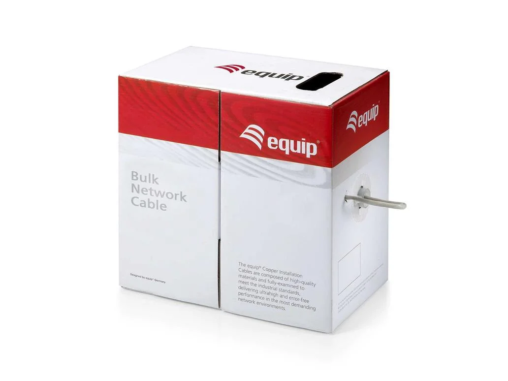 Cabo Rede U/UTP Cat6 Bobine 305m Bege EQUIP