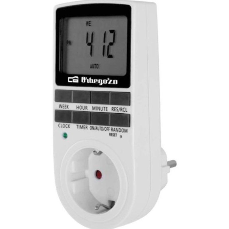 Programador de Tomada Orbegozo PG 25 Potência Máxima 3680W