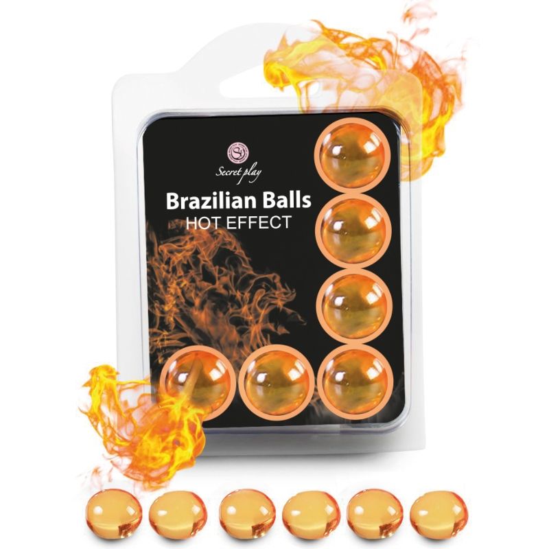 SECRETPLAY SET 6 BOLAS BRASILEIRAS EFEITO CALOR