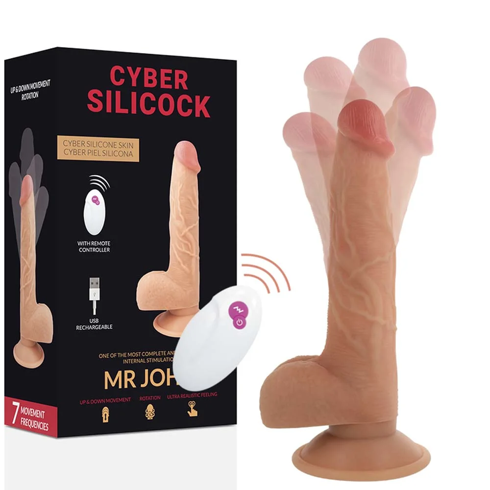 Dildo Realista Cyber Silicock Mr John C/ Controlo Remoto