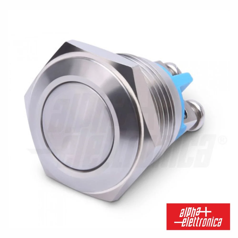 Comutador Pulsador Redondo IP65 230V Off/ (On) N.A