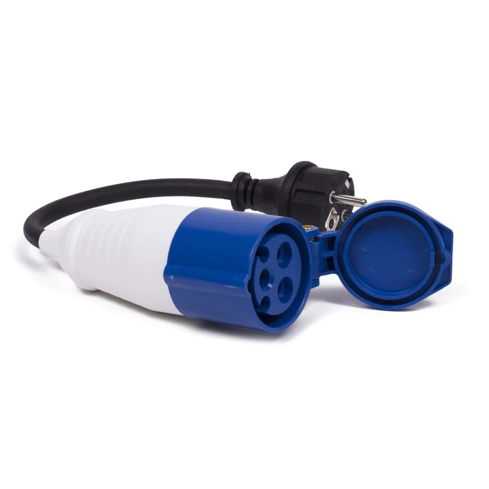 Cabo Adaptador C/ Ficha Schuko E Ficha CEE