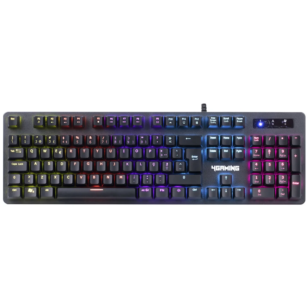 Teclado Gaming Mecânico 4Gaming Mesh RGB