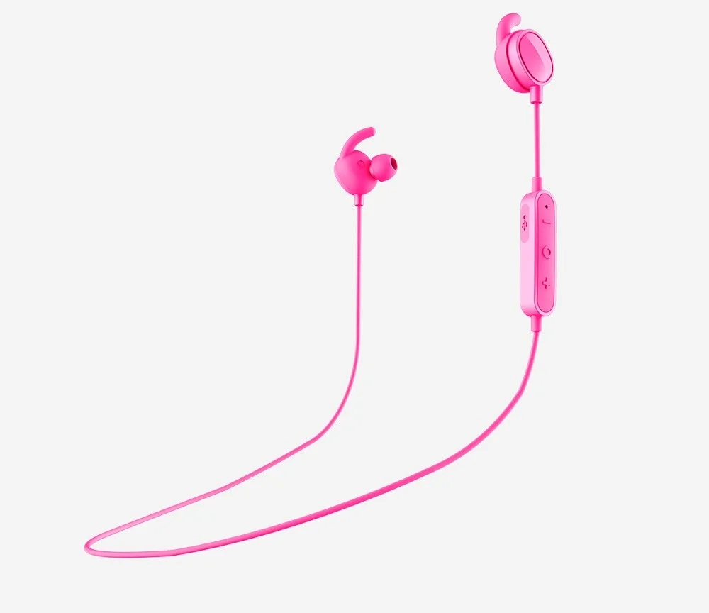 Auriculares Spc C/ Microfone integrado Rosa