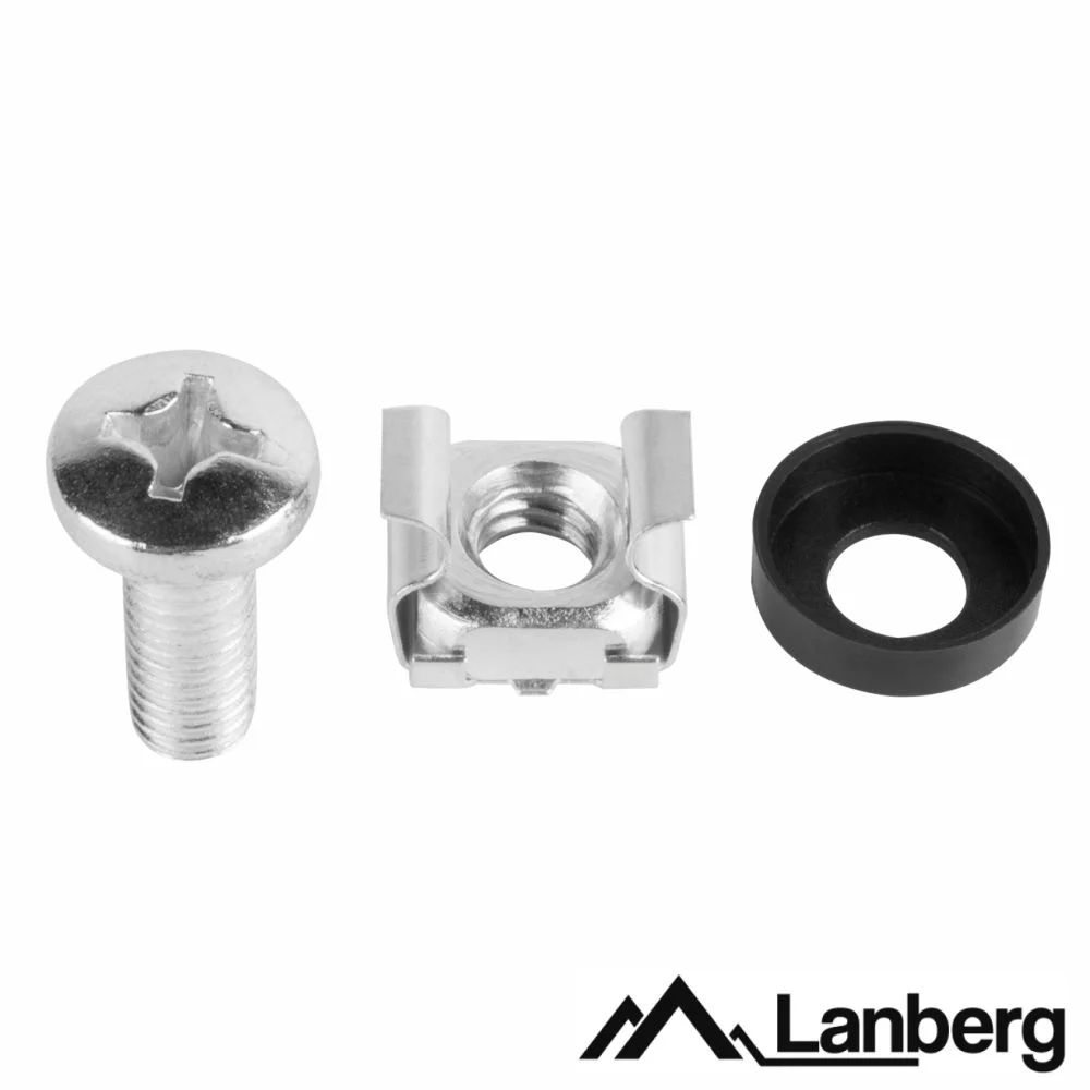 Conjunto 20 Parafusos P/ Rack 19" LANBERG