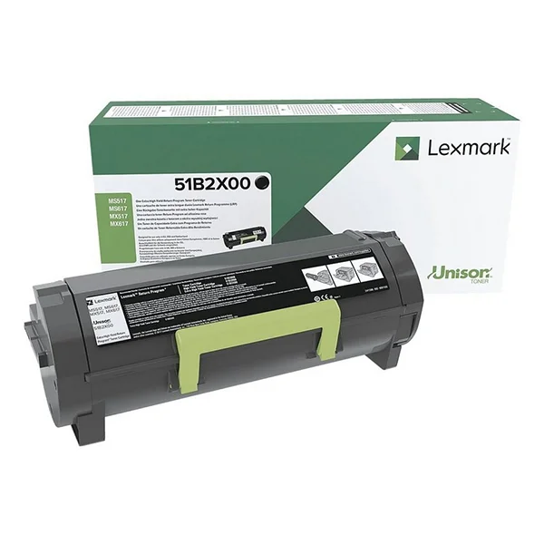 Toner Lexmark 51B2X00 Preto