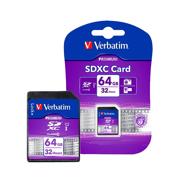 Cartão de Memória Verbatim Sd 64Gb Sdxd Premium Class