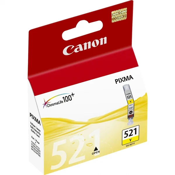Tinteiro Canon Amarelo Cli-521 Mp620/Ip4600