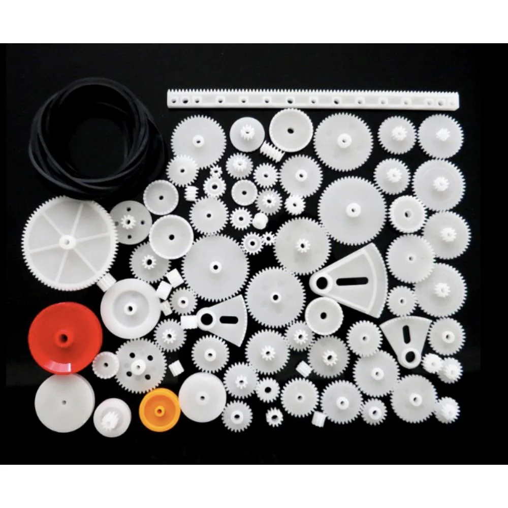 Kit De Engrenagens Plástico De Redução Dupla 81 Peças