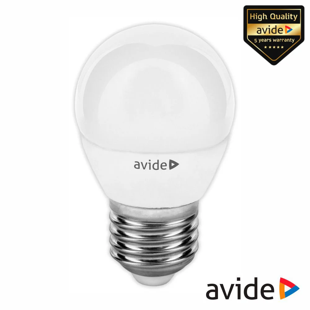 Lâmpada LED E27 GLOBO 7W 230V 4000K 610lm Value Range AVIDE