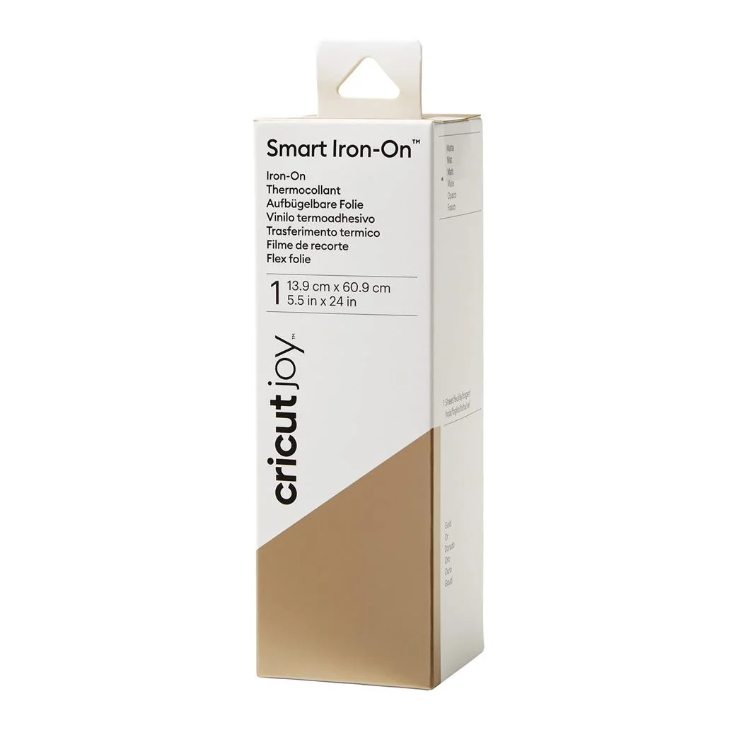 Papel Termocolante Cricut Joy Smrt IronOn Dourado 14x60cm M3