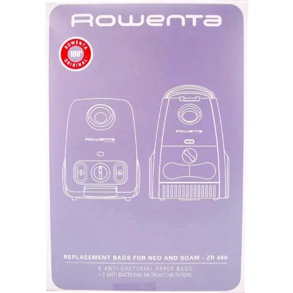 Saco antibacteriano p/asp rowenta - zr 480