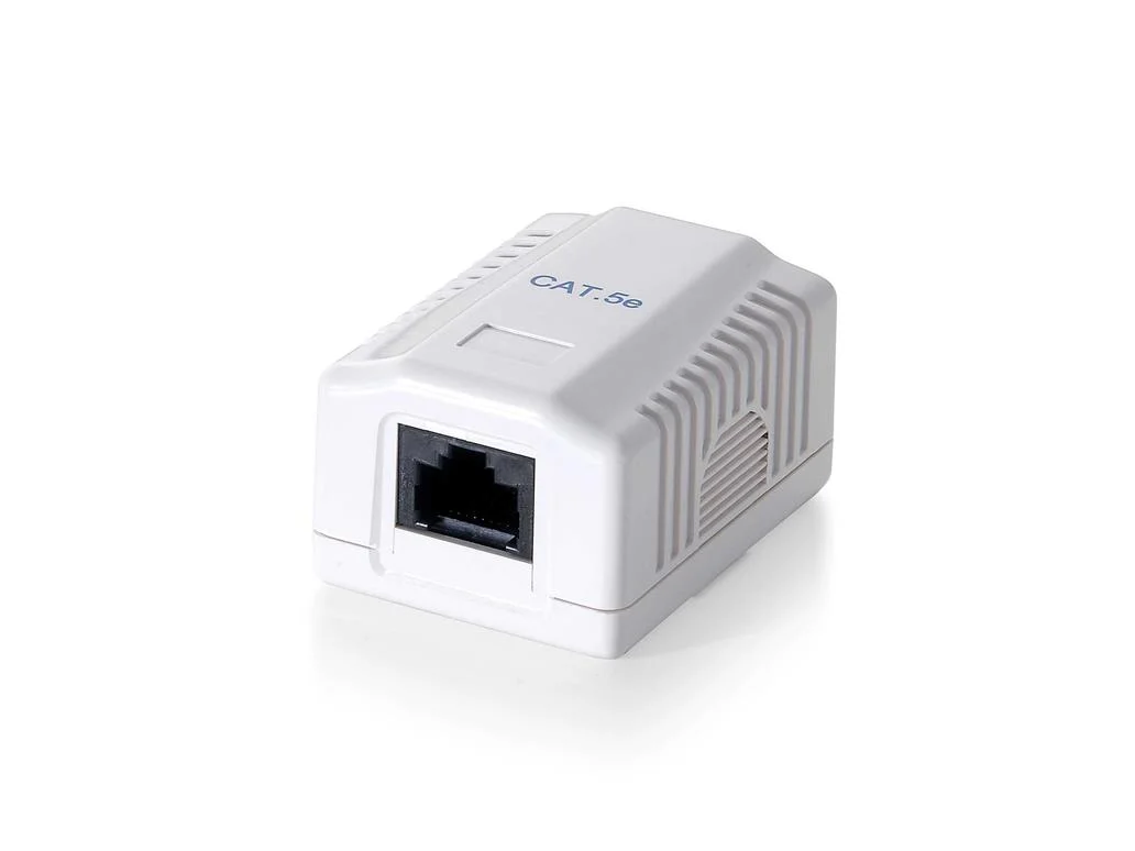 Tomada Equip Rede 1-Port Utp Cat.6, Branco - 235211