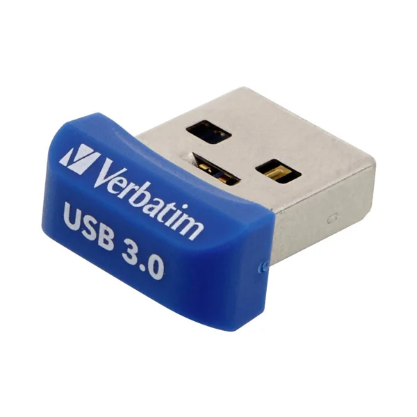 Pen Drive Verbatim 64Gb Usb 3.0 Store N Stay Nano Azul