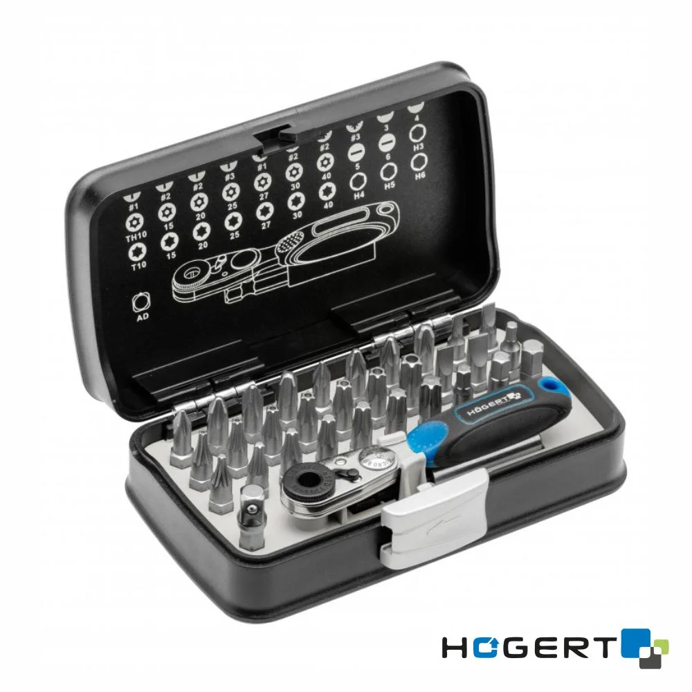 Conjunto de Chave Roquete C/ 33 Pontas HOGERT