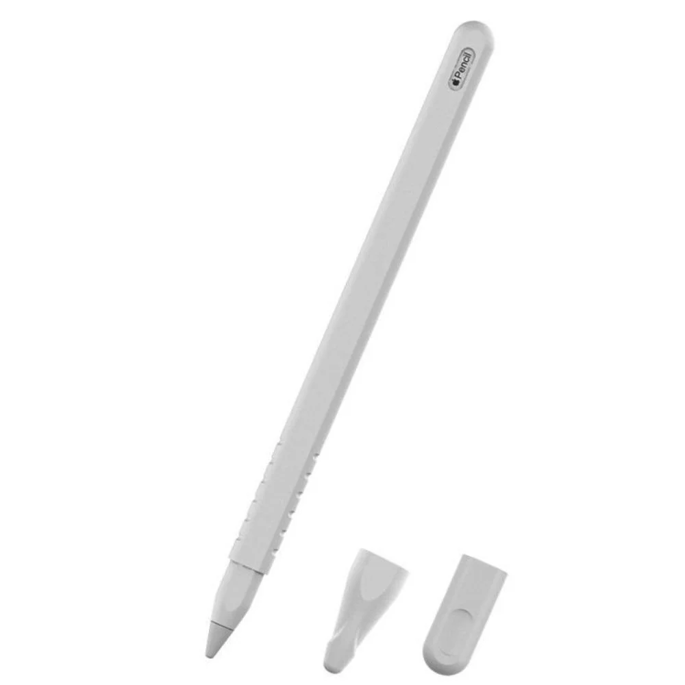 Capa Silicone Branca P/ Caneta APPLE PENCIL 2