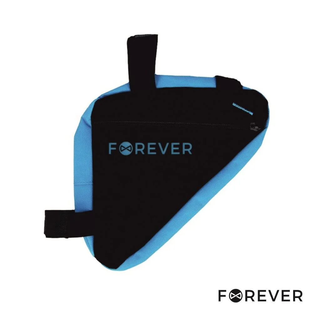 Bolsa de Bicicleta P/ Quadro Preta E Azul FOREVER