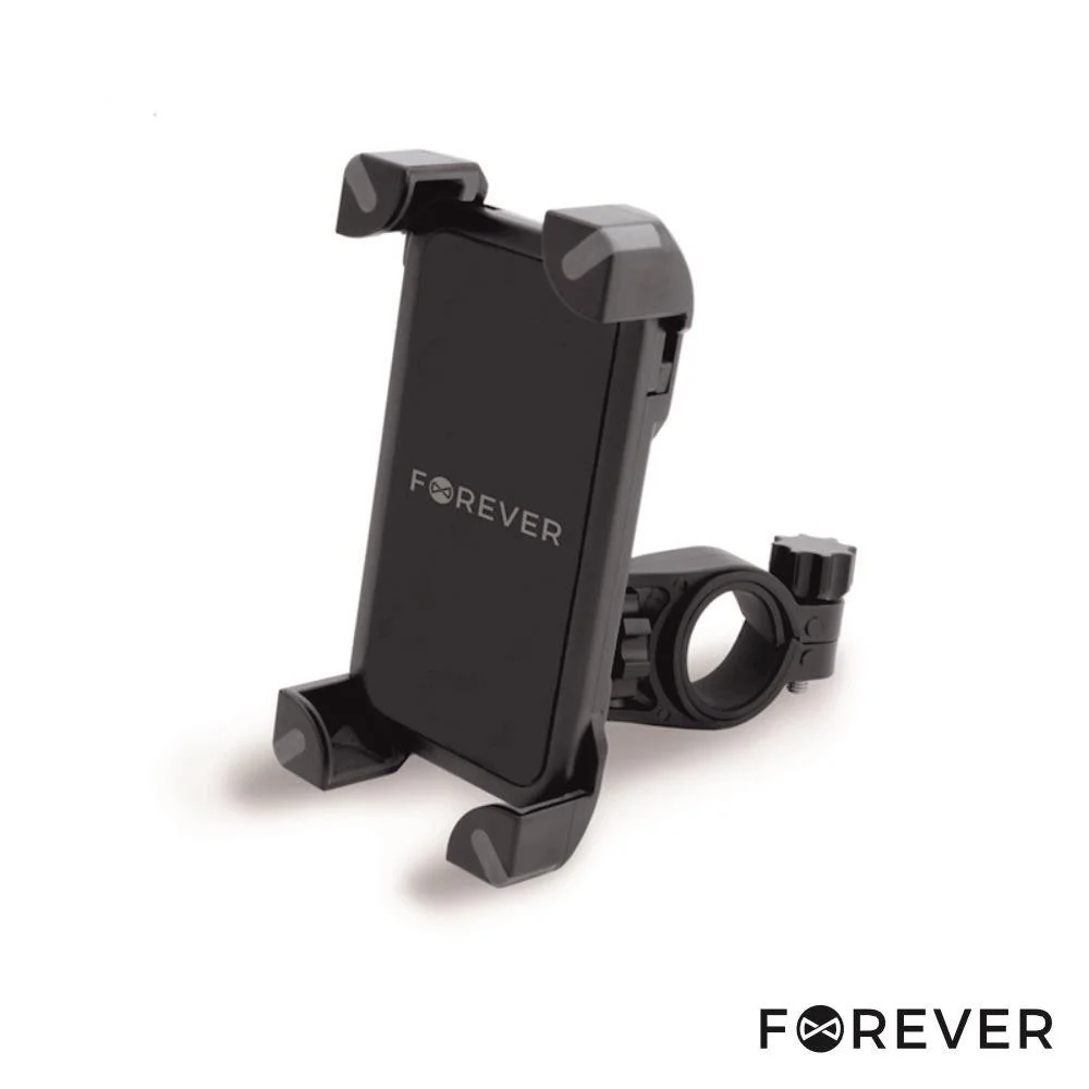 Suporte Telemóvel 6.5" P/ Motos E Bicicletas Preto FOREVER