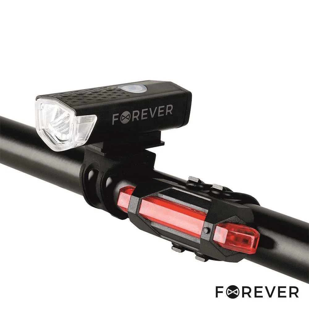 Conjunto de 2 Lanternas LED P/ Bicicleta FOREVER