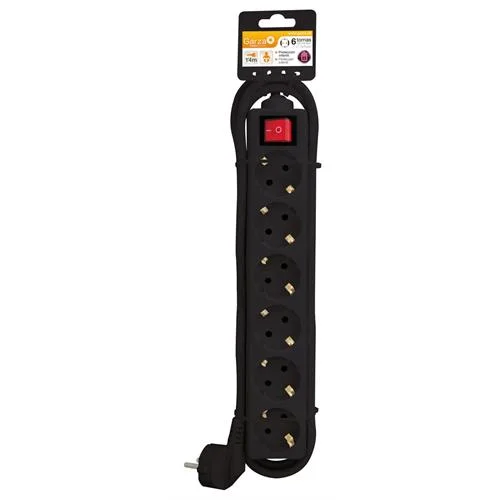 Extensão eléctrica garza 6t/pi 1,5mmx1,4mt.-420017