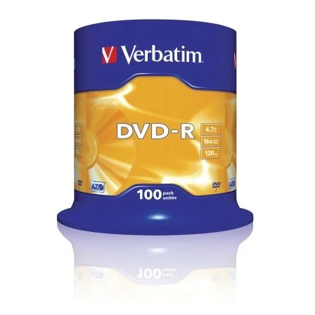 DVD-R Verbatim Advanced AZO 16X/ Terrina-100uds