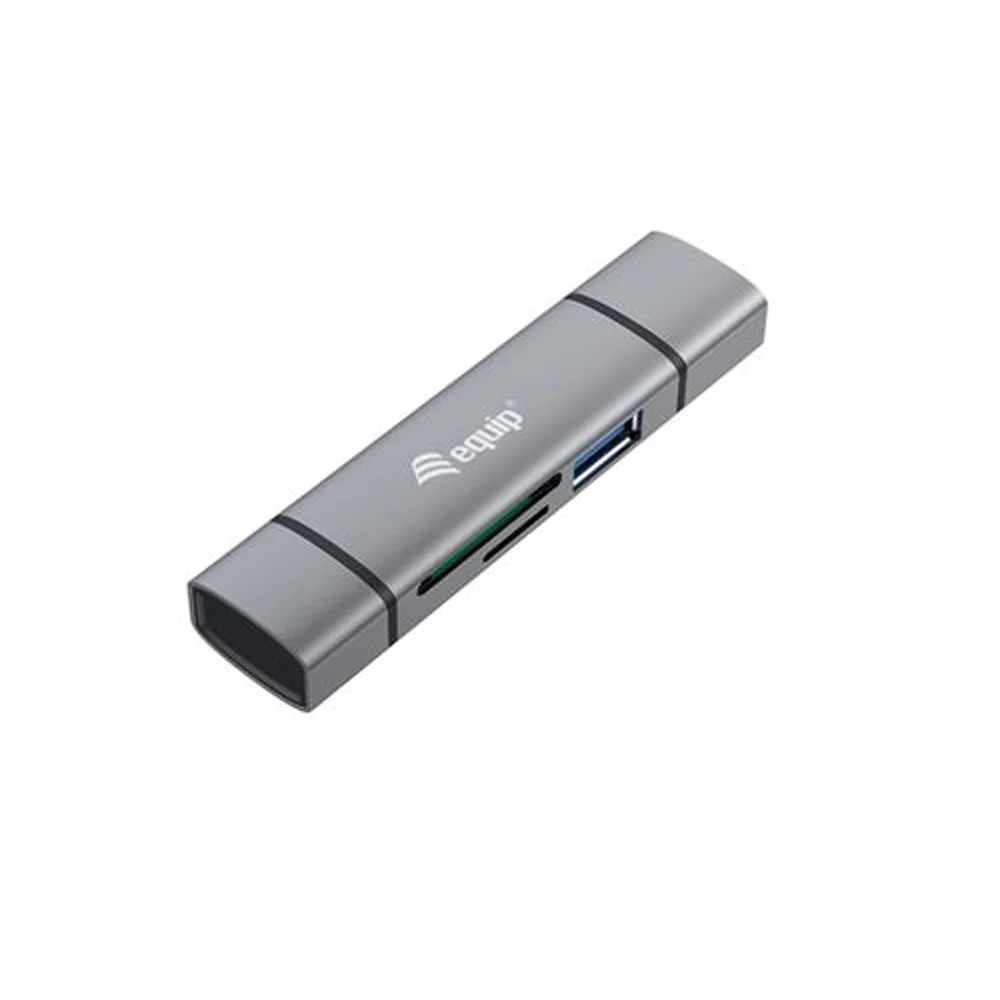 Leitor De Cartões Equip Life Usb 3.0 E Usb-C Sd/MicroSD