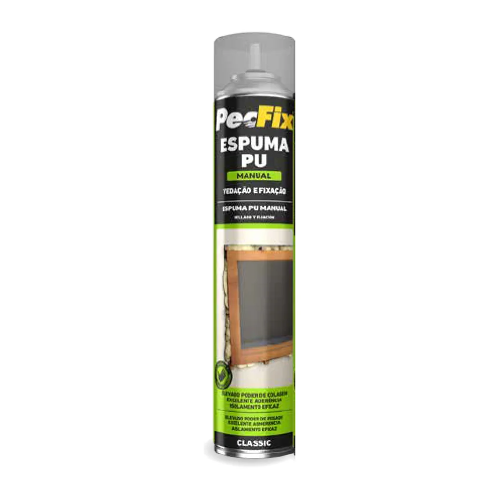 Espuma Poliuretano Manual Classic B3 Vedação Fixação Pecfix