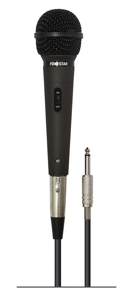 Microfone Dinâmico De Mão Fonestar
