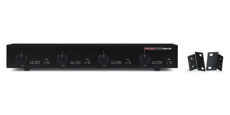 Comutador De Áudio 4 Vias 100W Fonestar
