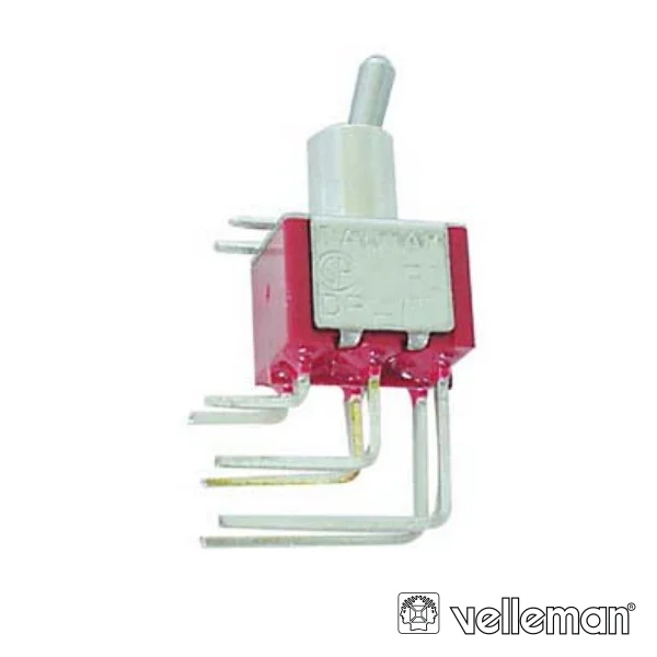 Comutador De Alavanca Dpdt 90° Vertical On-On